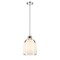 Z-Lite Pearson 1 Light Pendant, Polished Nickel & White Opal 818-9PN - alternate 1